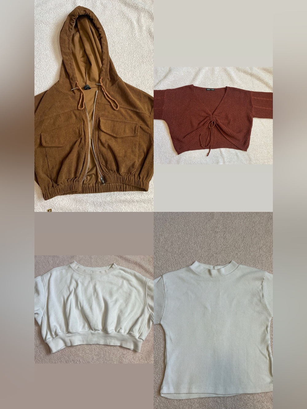 4pcs Assorted Bundle of Cropped Sweaters XS-M